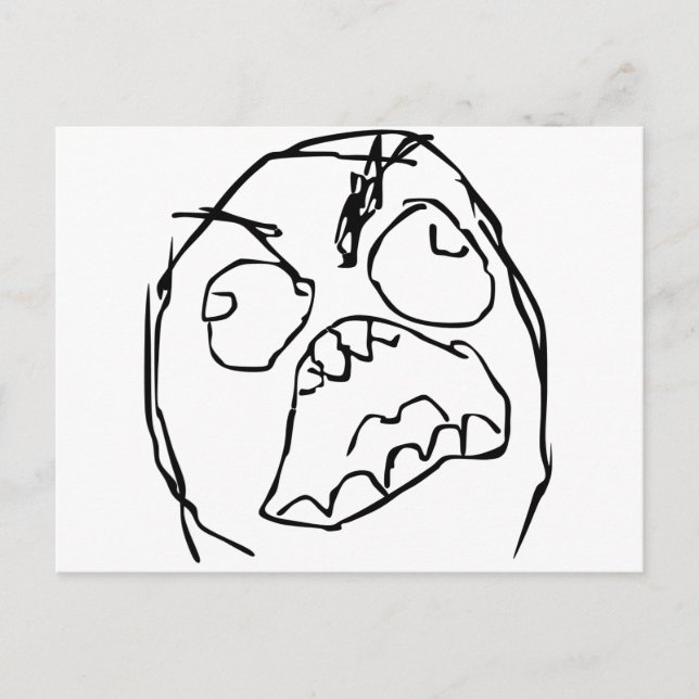 Cartão Postal Rageguy (Frente)