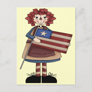 Cartão Postal Raggedy Julho