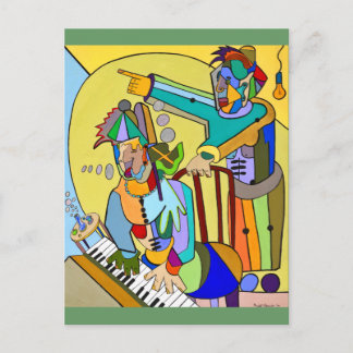 Cartão Postal "Ragtime Scene" por Ruchell Alexander