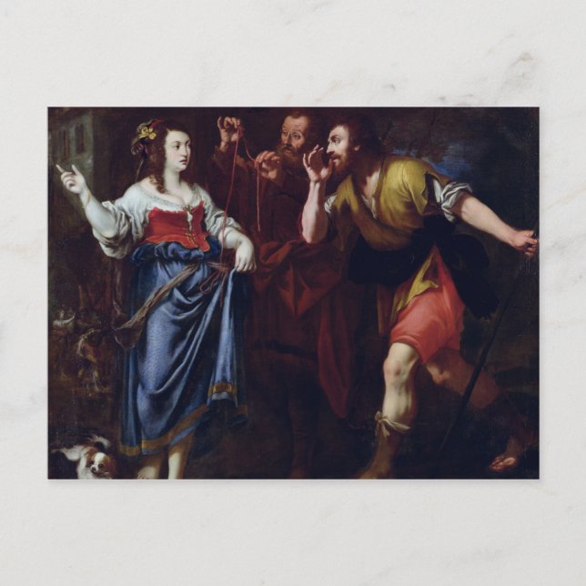 Cartão Postal Rahab and the Emissaries of Joshua (Frente)