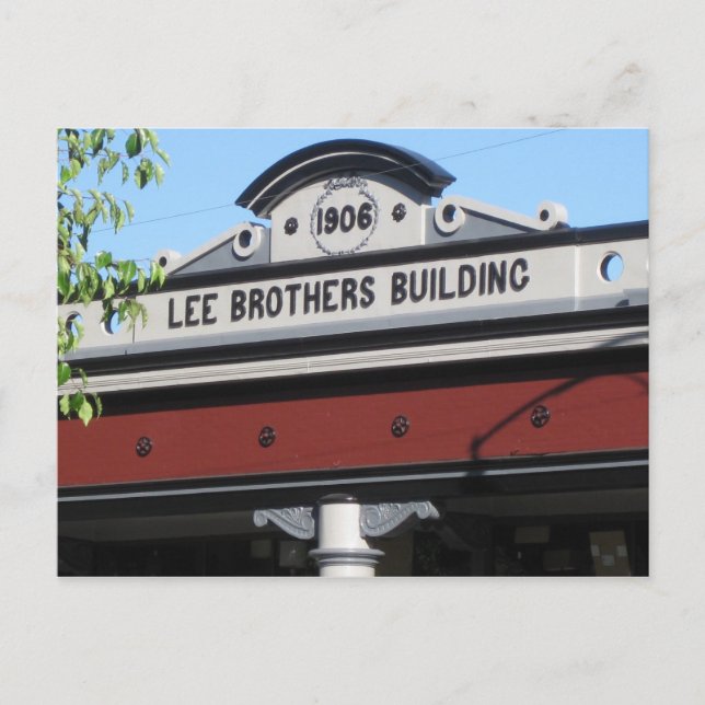 Cartão Postal Railroad Sq. Santa Rosa, Ca. (Frente)