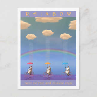 Cartão postal RAINBOW