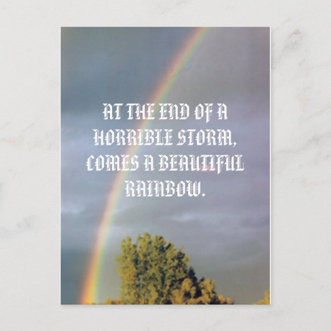 CARTÃO POSTAL RAINBOW (Frente)