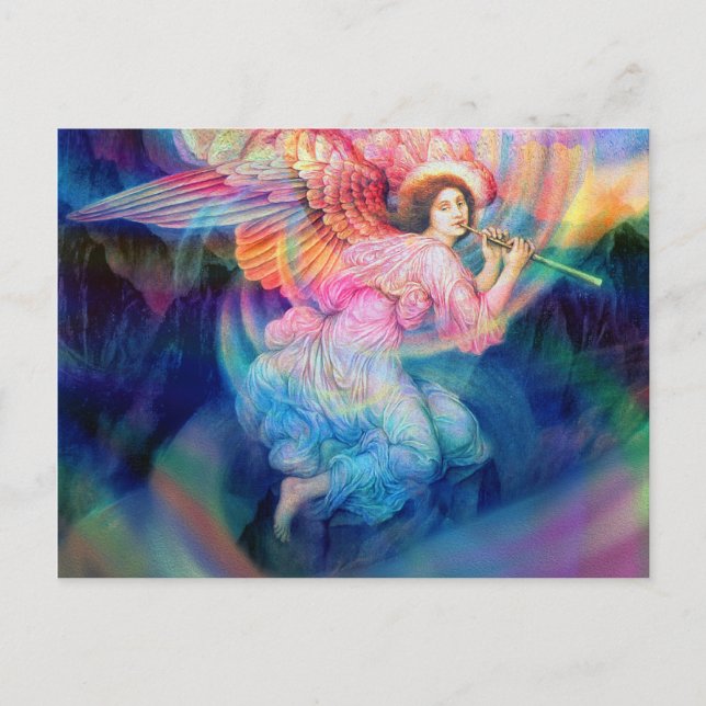 Cartão Postal Rainbow Angel (Frente)