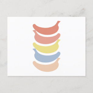 Cartão Postal Rainbow Banana #1
