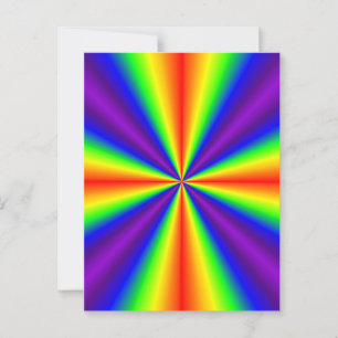 Cartão Postal Rainbow Cross
