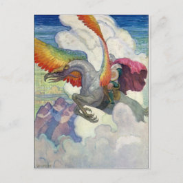 Cartão Postal Rainbow Dragon