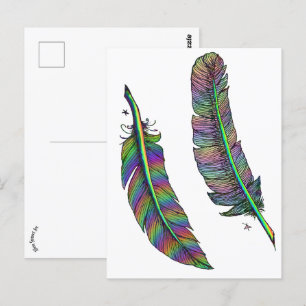 Cartão Postal Rainbow FePenas