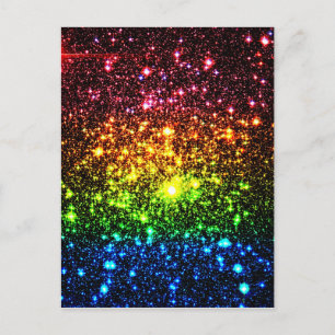Cartão Postal Rainbow Galaxy