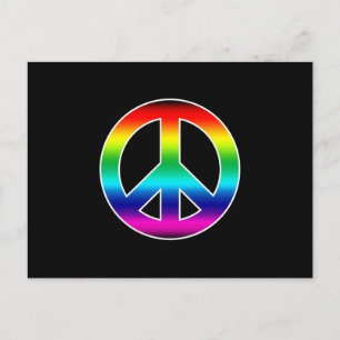 CARTÃO POSTAL RAINBOW PEACE