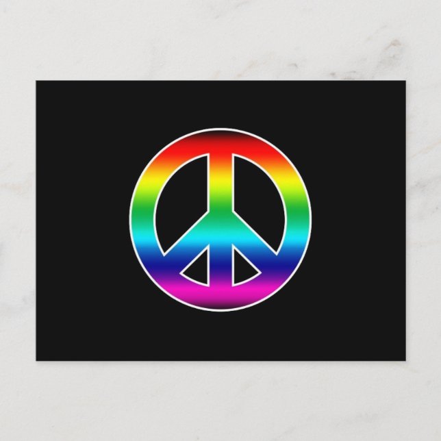 CARTÃO POSTAL RAINBOW PEACE (Frente)