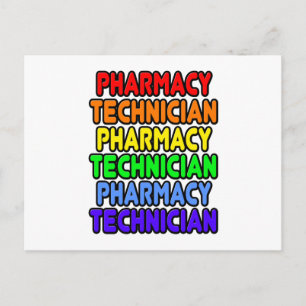 Cartão Postal Rainbow Pharmacy Technician