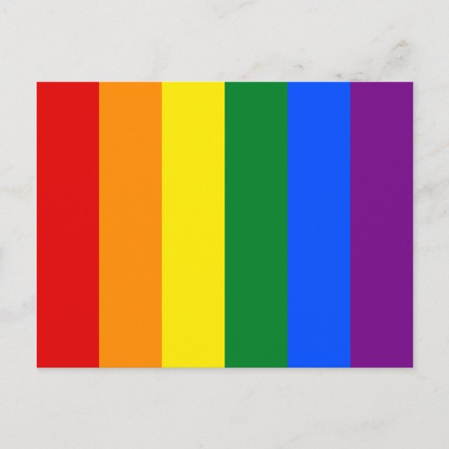Cartão Postal Rainbow Pride (Frente)