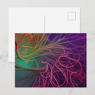 Cartão Postal Rainbow Rhizomes