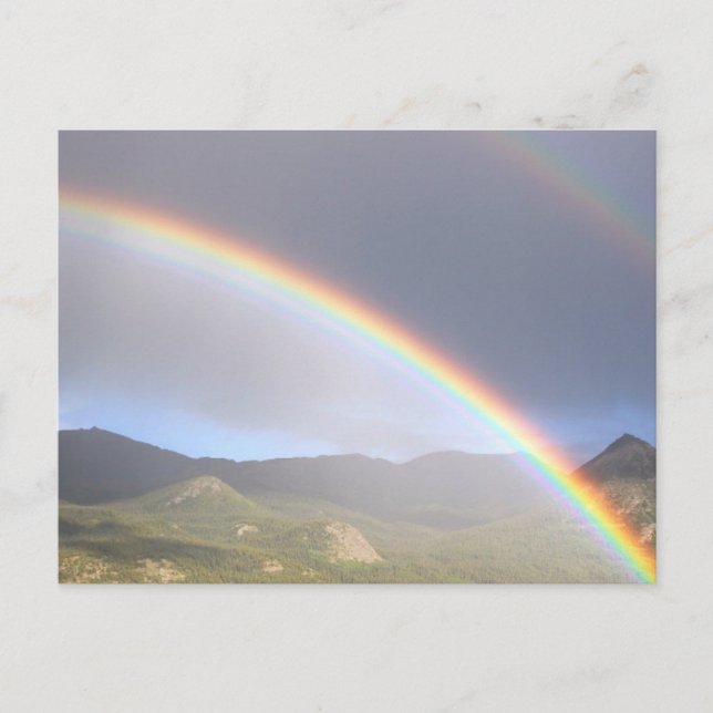 Cartão Postal Rainbow Skies Office Personalizar Destino (Frente)