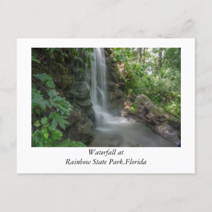 Cartão Postal Rainbow State Park Waterfall