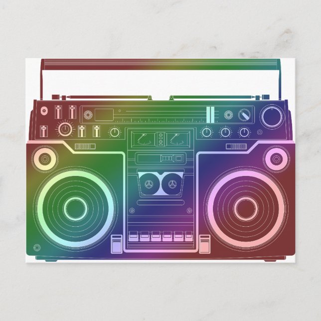 Cartão Postal Rainbow Stereo (Frente)