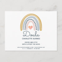Rainbow Watercolor Doula