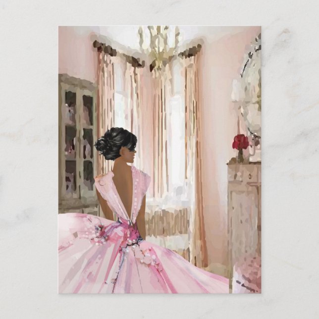 Cartão Postal Rainha da Beleza (Frente)