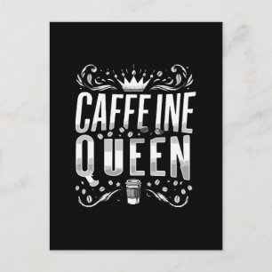 Cartão Postal rainha da cafeína
