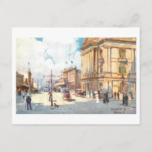Cartão Postal Rainha da Rua Vintage, Brisbane, Austrália
