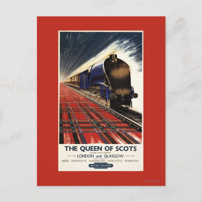 Cartão Postal Rainha de Scots Pullman (Frente)