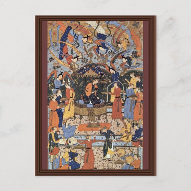 Cartão Postal Rainha De Sheba Por Persischer Meister (Melhor Qua (Frente)