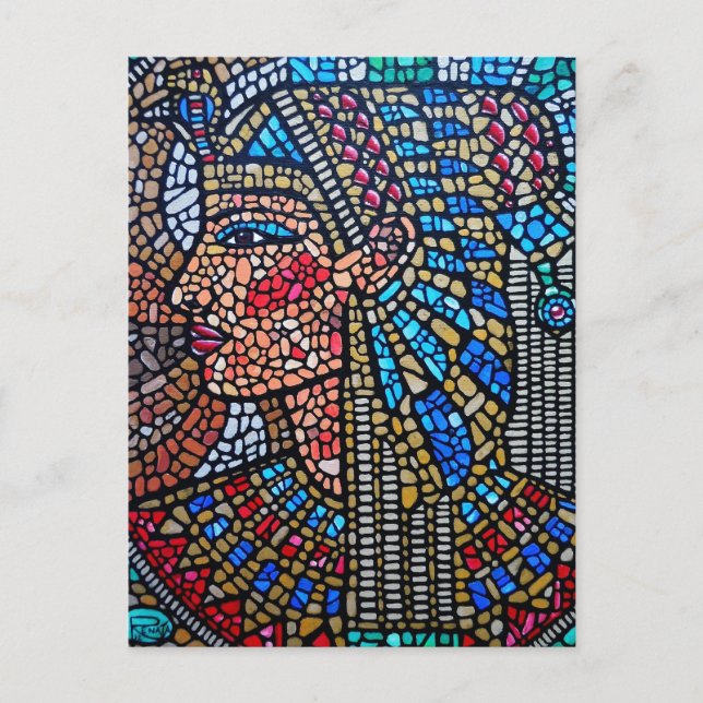 Cartão Postal Rainha Egípcia (Frente)