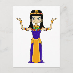 Cartão Postal Rainha Egípcia Cleopatra