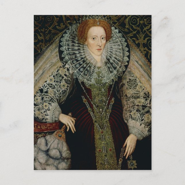 Cartão Postal Rainha Elizabeth I, c.1585-90 (Frente)