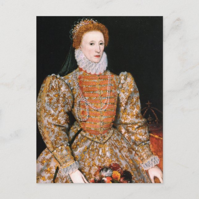 Cartão Postal Rainha Elizabeth I da Inglaterra (Frente)
