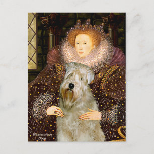 Cartão Postal Rainha Elizabeth I - Wheaten Terrier
