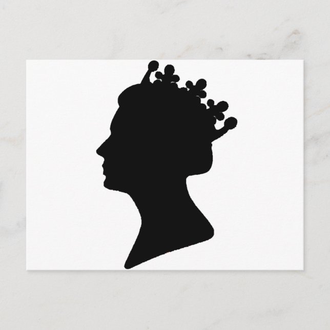 Cartão Postal Rainha Elizabeth II (Frente)