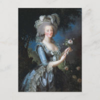 Rainha Marie Antonieta de França por Le Brun Postc