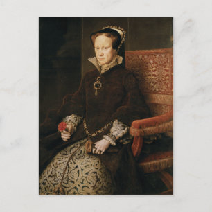 Cartão Postal Rainha Mary I da Inglaterra Maria Tudor por Antoni