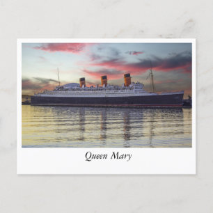 Cartão Postal Rainha Mary: Um tesouro histórico em Long Beach