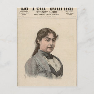 Cartão Postal Rainha Natalija da Sérvia