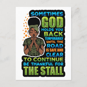 Cartão Postal Rainha Negra Melanin Mulher Sista Amor