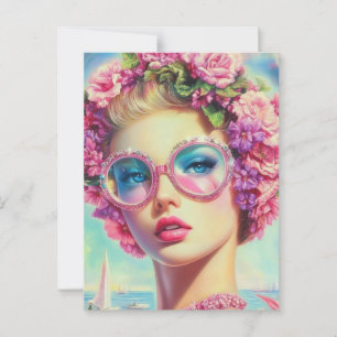 Cartão Postal Rainha Tropical Glamor