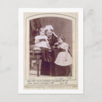 Rainha Vitória (1819-1901) com os seus netos,