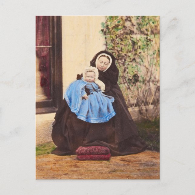 Cartão Postal Rainha Vitória de Hesse 1863 (Frente)