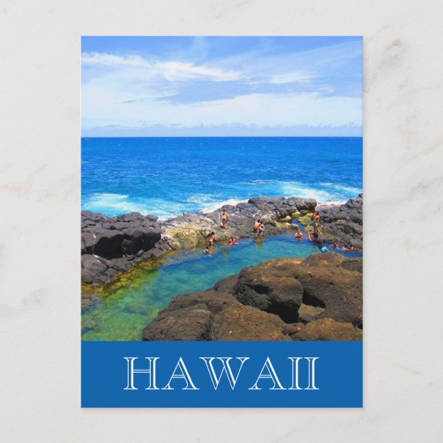 Cartão Postal rainhas do banho hawaii (Frente)