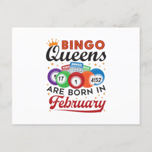 Cartão Postal Rainhas do Bingo Nascem em Fevereiro