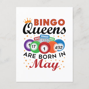Cartão Postal Rainhas do Bingo Nascem Em Maio