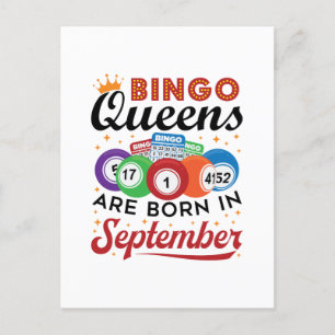 Cartão Postal Rainhas do Bingo Nascem em Setembro