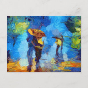 Cartão Postal Rainy Day em Paris