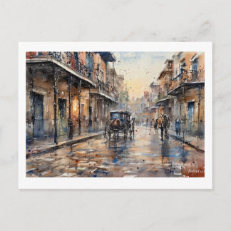 Cartão Postal Rainy Day in New Orleans, 