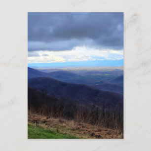 Cartão Postal Rainy Day sobre Rock Castle Gorge Overlook