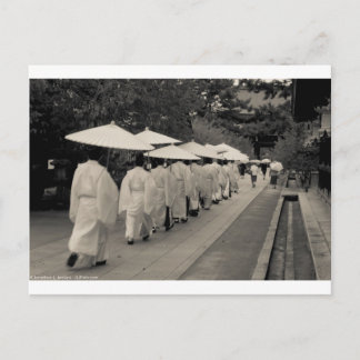 Cartão Postal Rainy Morning em Kitano Tenman-gu