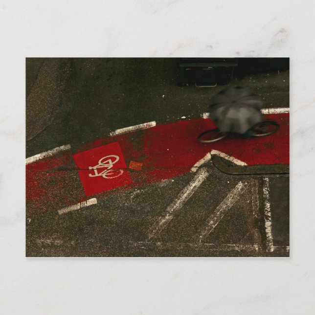 Cartão Postal Rainy Ride (Frente)